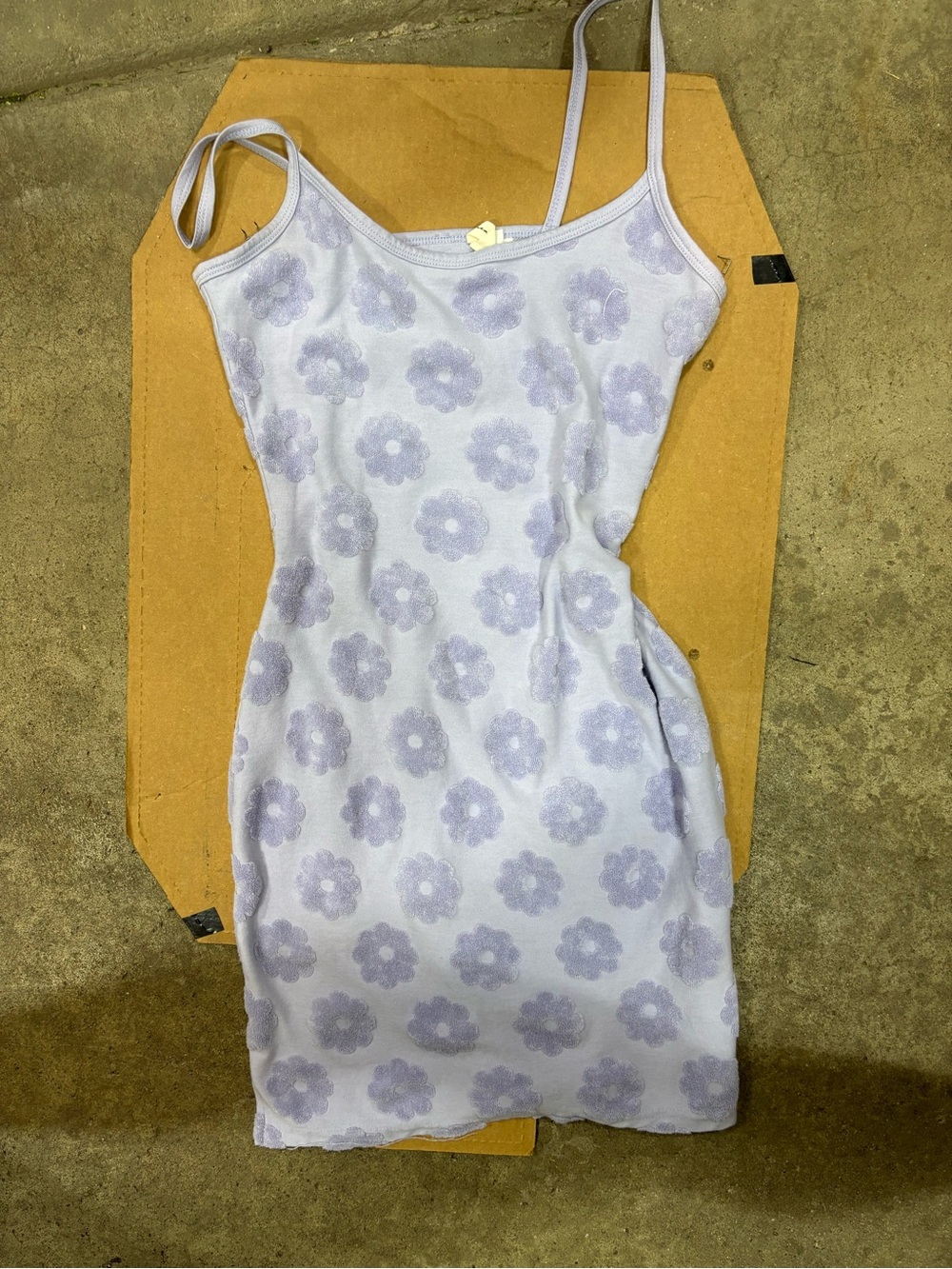 La Hearts Lilac Floral Tank Dress